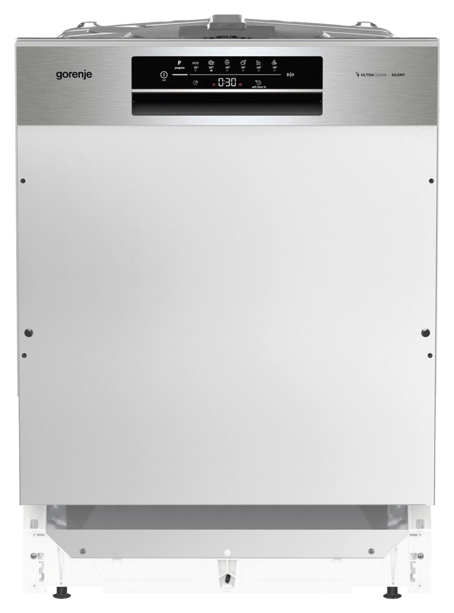Einbau-geschirrspüler Gi642e90x B: 59,8 Cm - Edelstahlfarben, Basics, Metall (59,8/81,5/55,5cm) - Gorenje