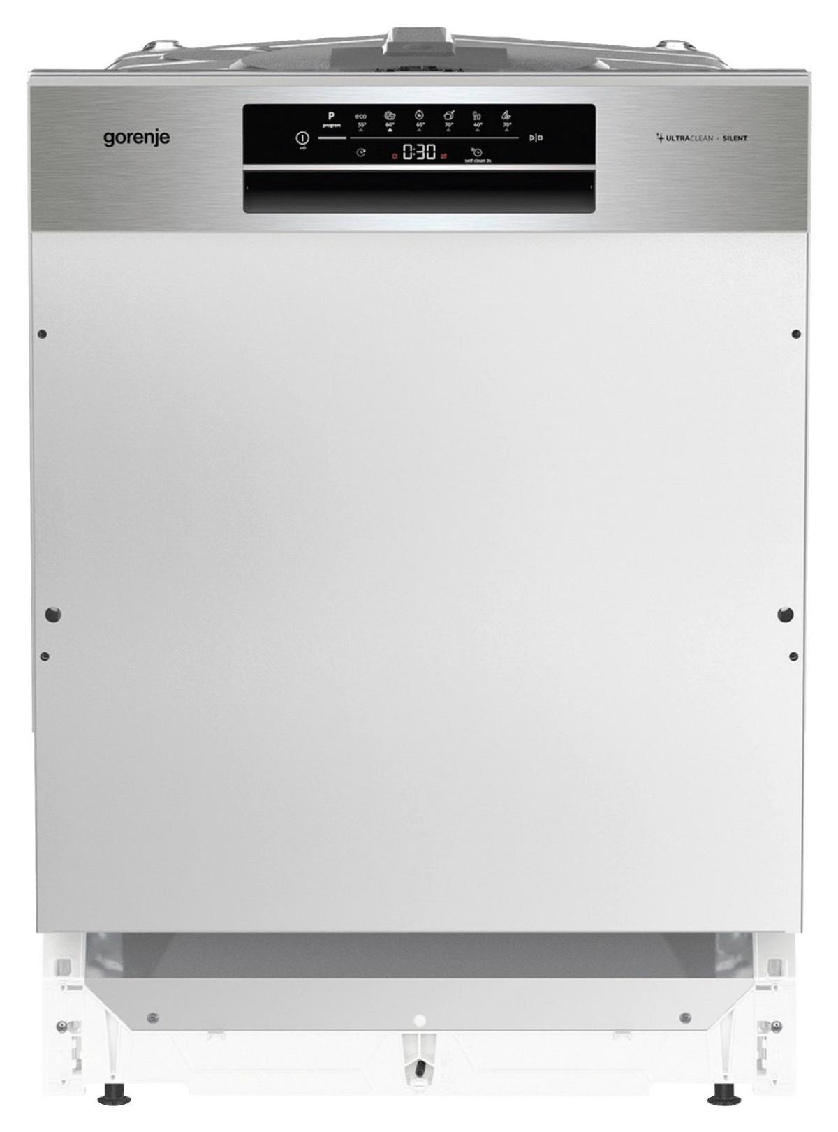 Einbau-Geschirrspüler Gi642e90x B: 59,8 cm - Edelstahlfarben, Basics, Metall (59,8/81,5/55,5cm) - Gorenje