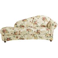 Recamiere Corona Gelb/Rot/Beige, Blumen Design - Gelb/Beige, Design, Textil (191/83/81cm) - Max Winzer