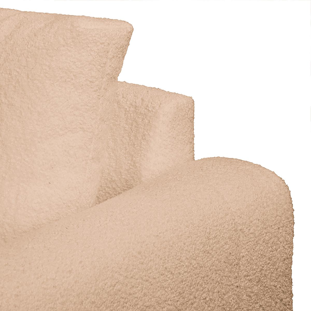 Ecksofa Ariella Beige S: 161x231 cm - Beige/Naturfarben, Design, Textil (161/231cm) - Livetastic