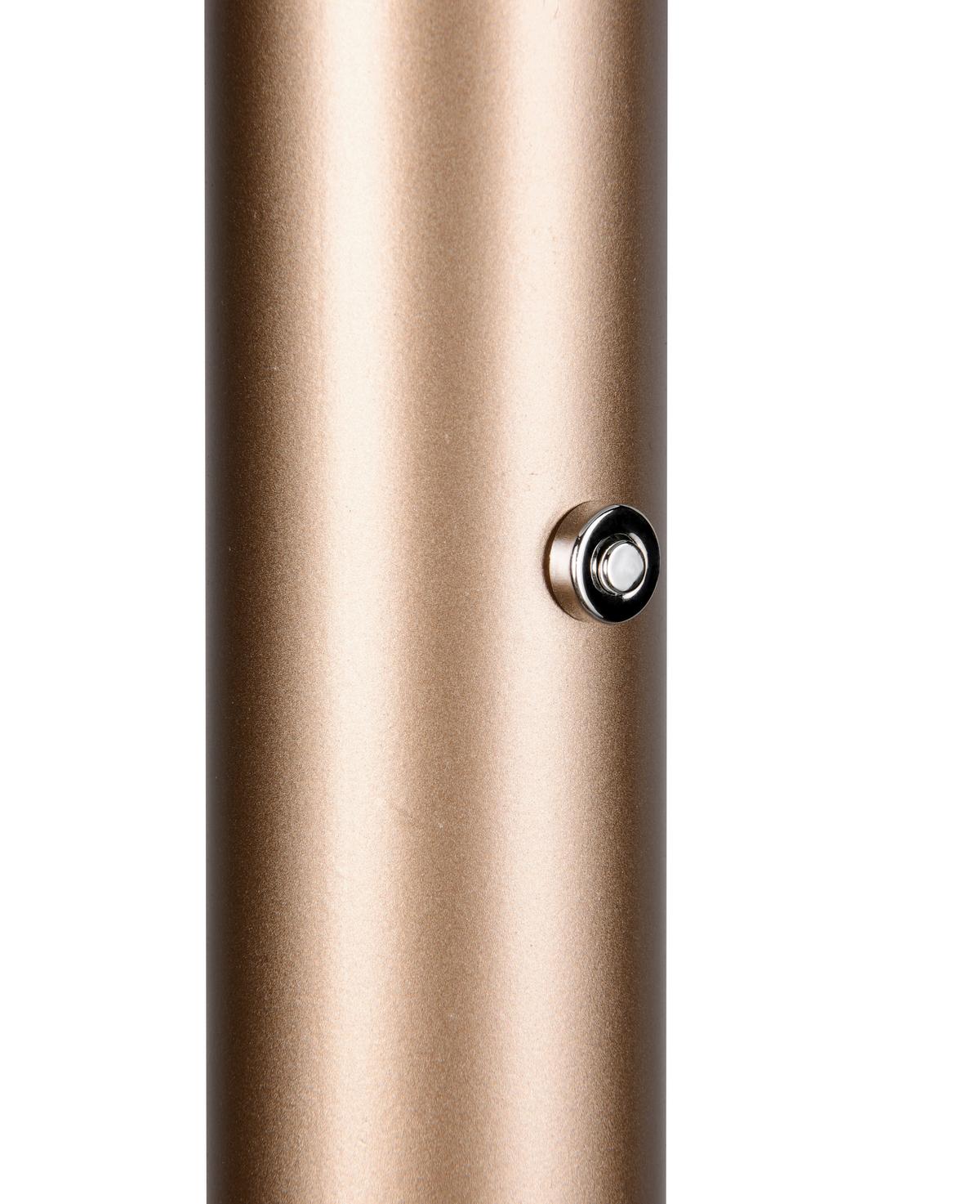 LED-Stehleuchte 454910165 Celeste - Braun/Weiß, Design, Glas/Metall (33/160cm) - Trio Leuchten