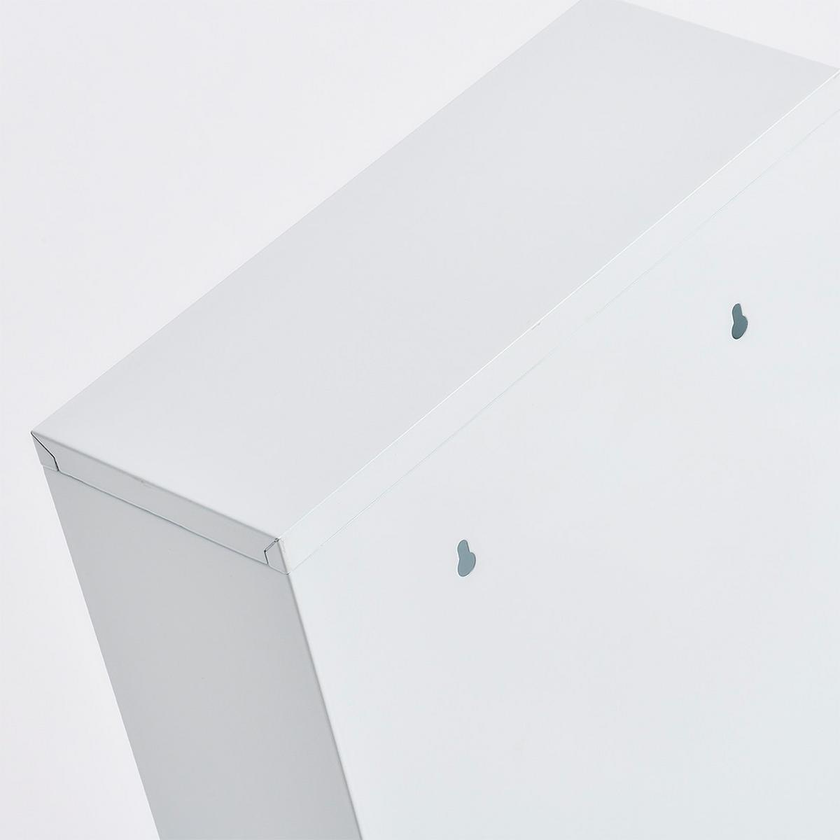 Medizinschrank Weiß B: 30 Cm - Weiß, Basics, Glas/Metall (30/60/12cm) - Zeller Present