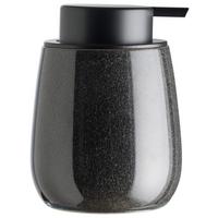 Dávkovač mydla MAGNUS - šedá/černá, Moderní, keramika (8,0/12,5cm) - Mömax