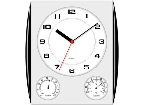 Analoge Wanduhr Quarz - Schwarz/Braun, KONVENTIONELL, Kunststoff/Metall (30/34/5cm) Analoge Wanduhr Quarz - Schwarz/Braun, KONVENTIONELL, Kunststoff/Metall (30/34/5cm)