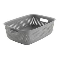 Košík na drobnosti MAJA - CA. 10L - šedá, Moderní, plast (39/29/13cm) - Mömax