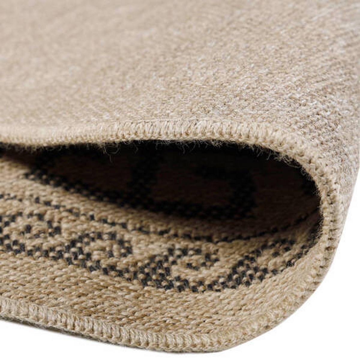 Outdoorteppich Comilla - Schwarz, Basics, Textil (200/200cm) - Novel