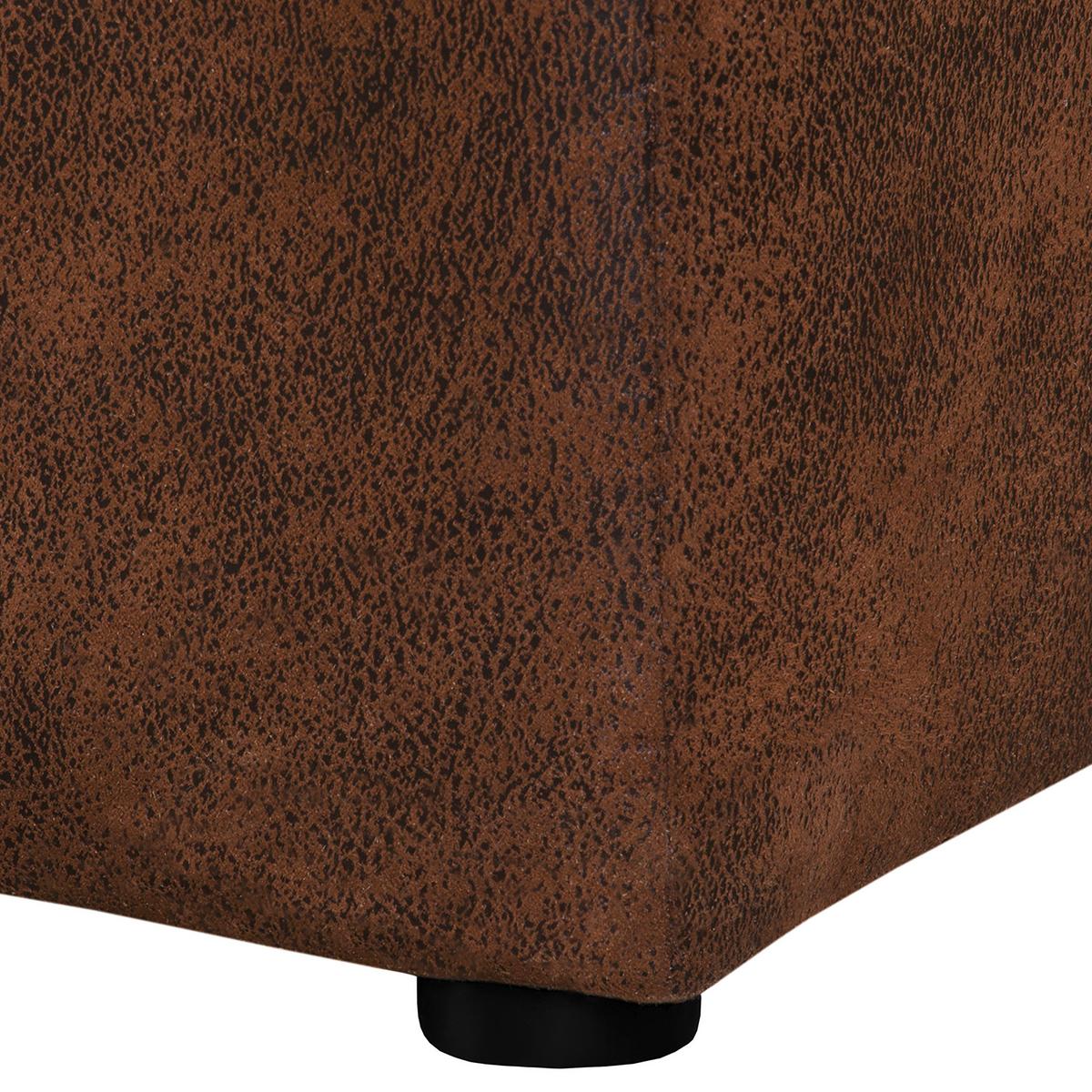 Bigsofa Naomi Braun B: 284 Cm - Schwarz/Braun, Design, Textil (284/94/148cm) - Livetastic