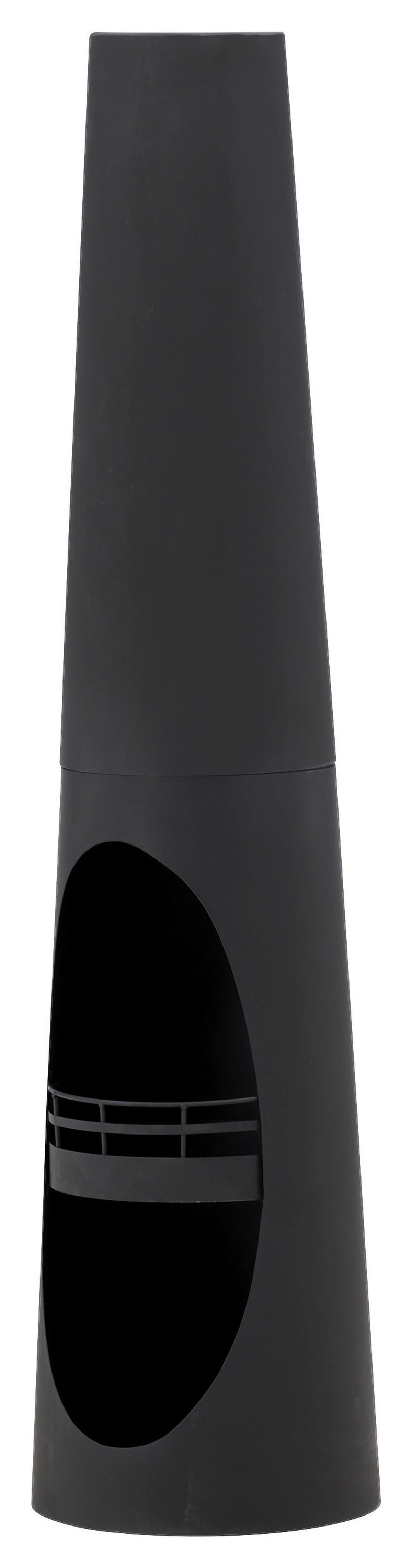 Feuerstelle Bastian - Schwarz, KONVENTIONELL, Metall (33/135/33cm) - Gardenson