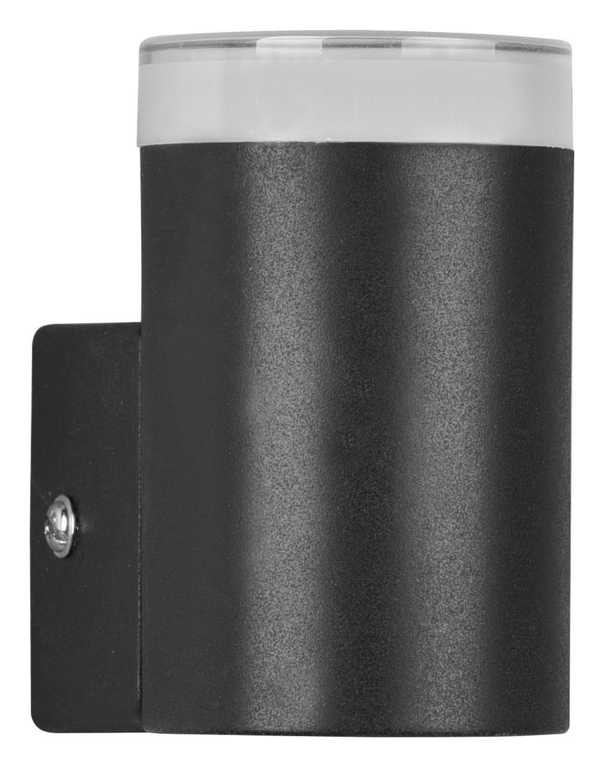 LED-Wandleuchte 283110132 - Schwarz/Weiß, Basics, Kunststoff (8,3/5,2/8cm) - Trio Leuchten