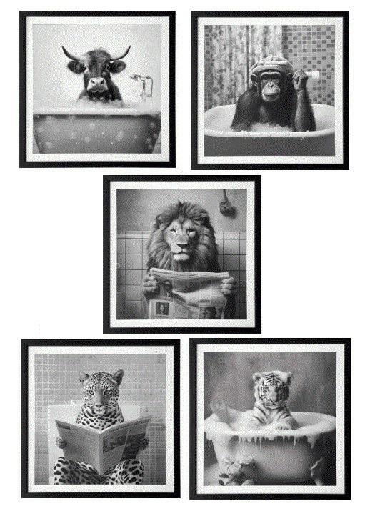 Keilrahmenbild Coco - Schwarz/Grau, KONVENTIONELL, Holzwerkstoff/Kunststoff (50/50/2,5cm) - Luca Bessoni