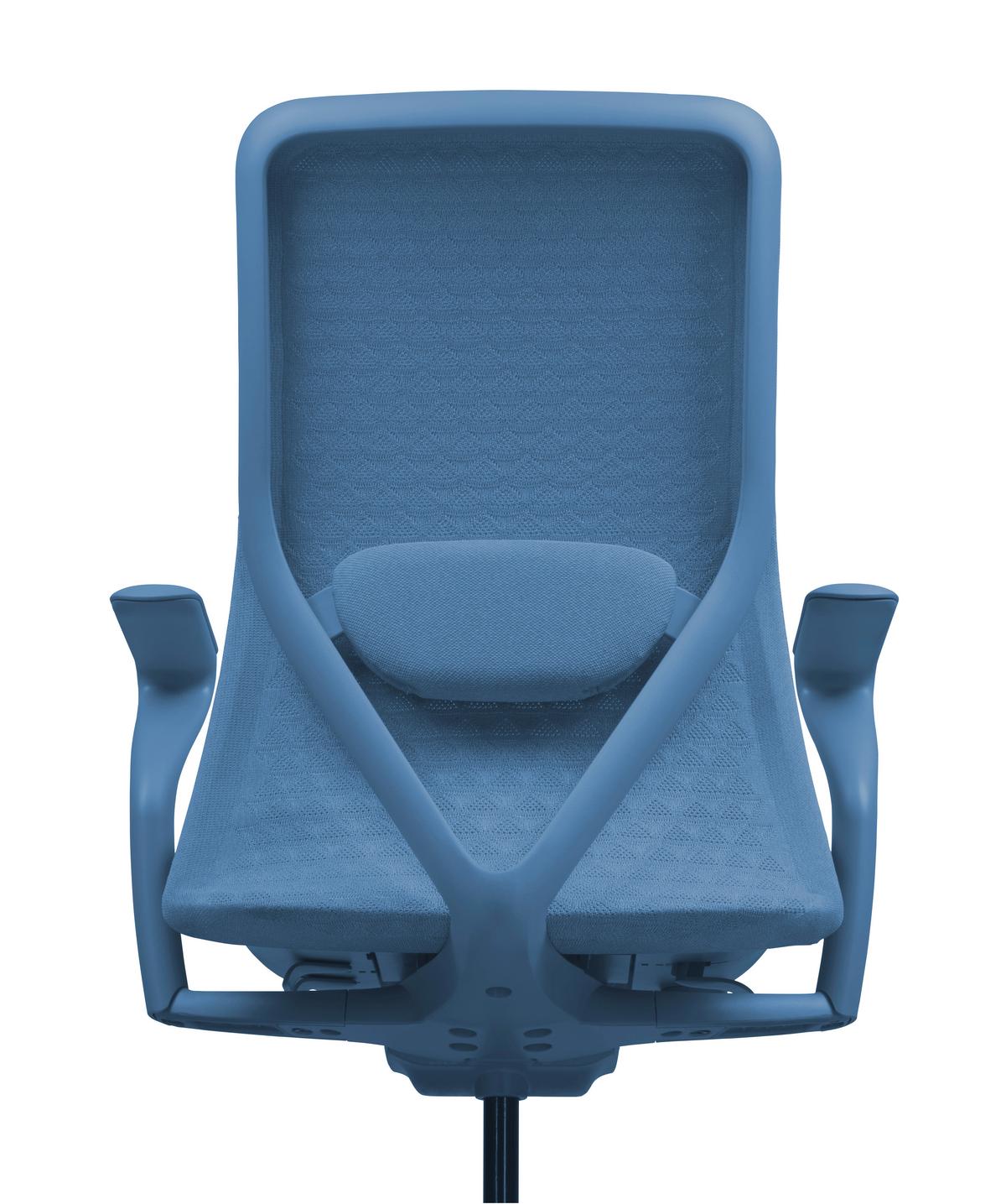 DREHSTUHL Vervio Blau B: 63cm - Blau, MODERN, Kunststoff/Textil (63/111/67cm) - MID.YOU