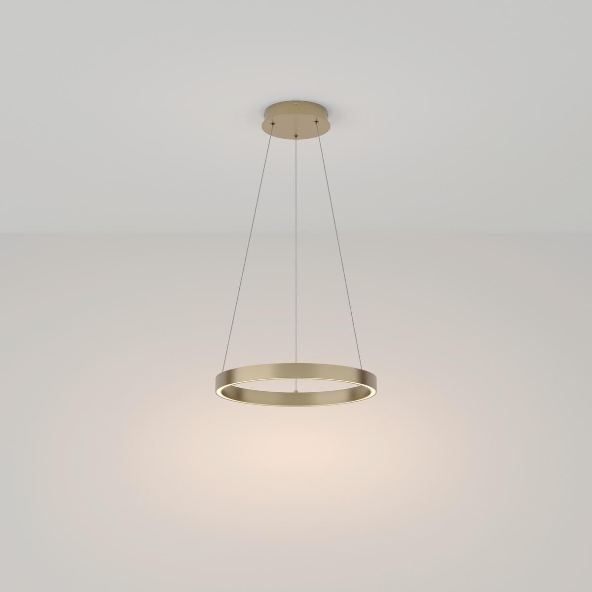 Pendelleuchte Rim - Messingfarben, Trend, Metall (40/3,5cm) - MAYTONI