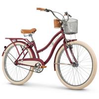 Kinderfahrrad Deluxe Bordeaux, 26 Zoll - Bordeaux, Basics, Metall (69,5/112/172cm)