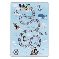Spielteppich Pirat Blau Play 160x230 Cm - Blau, Trend, Textil (160/230cm)