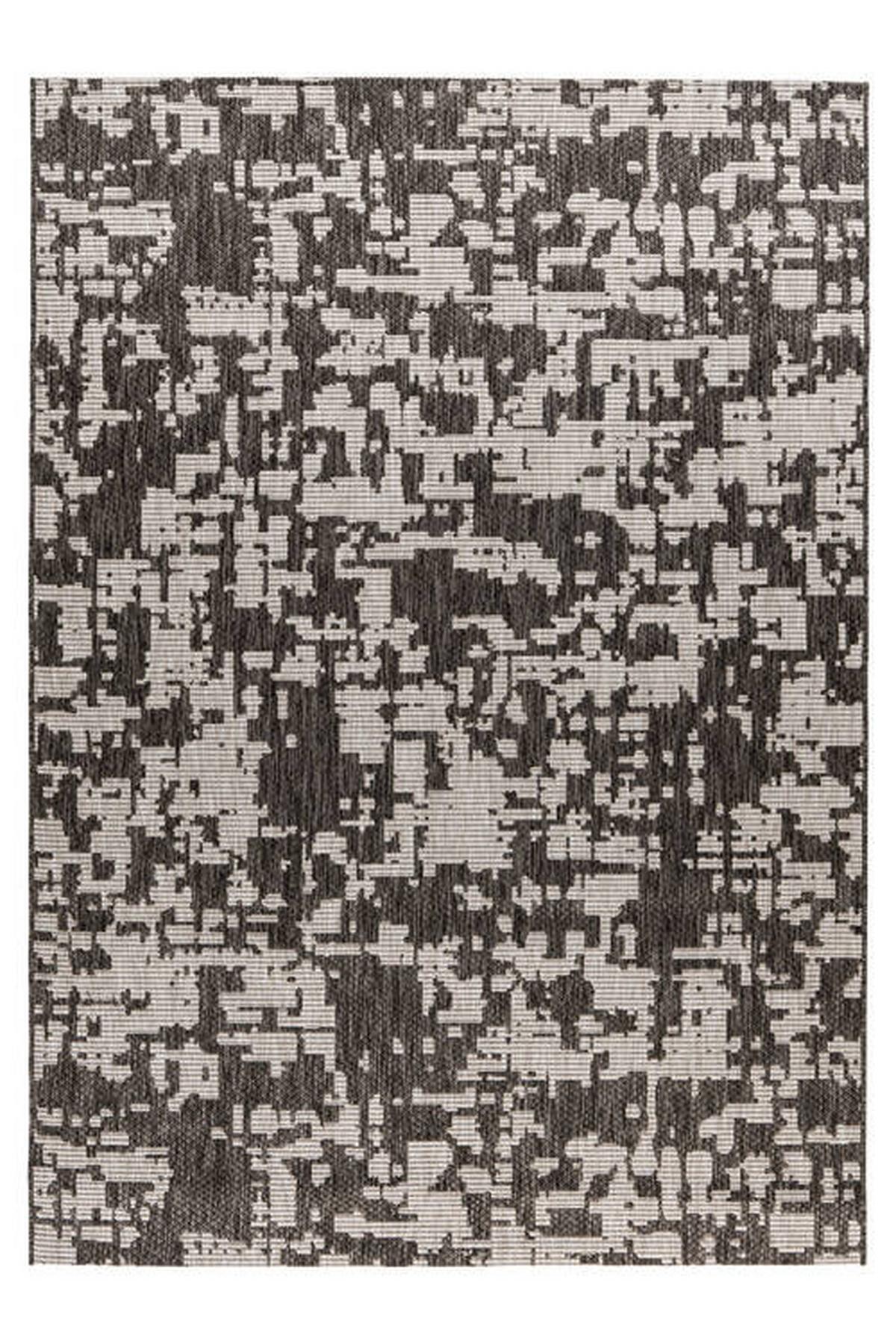 Flachwebteppich My Tallinn 542 - Grau, Design, Textil (120/170cm) - Obsession
