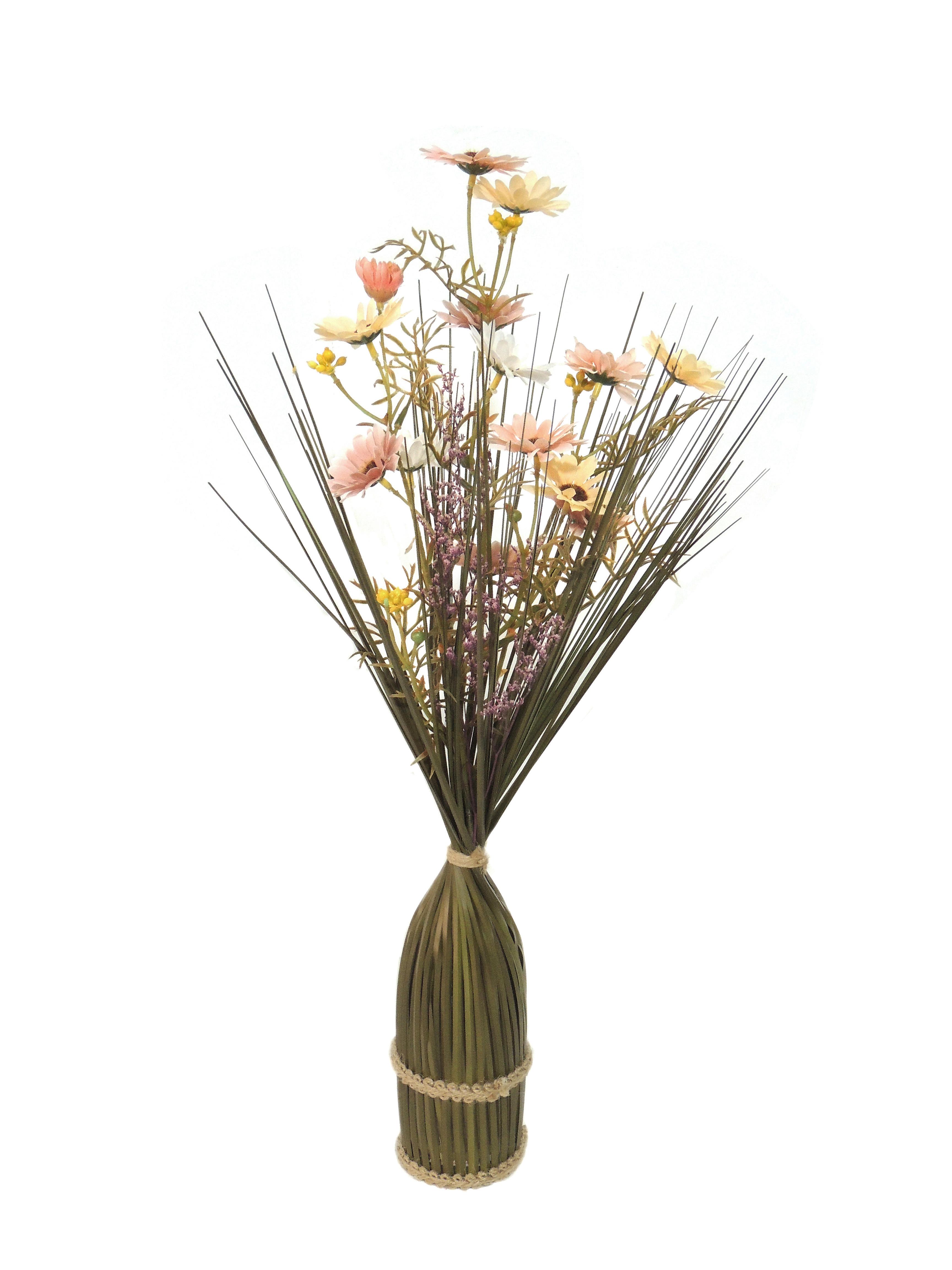 Trockenblumenstrauß Matheo - Multicolor, KONVENTIONELL, Kunststoff/Textil (30/60cm) - Luca Bessoni