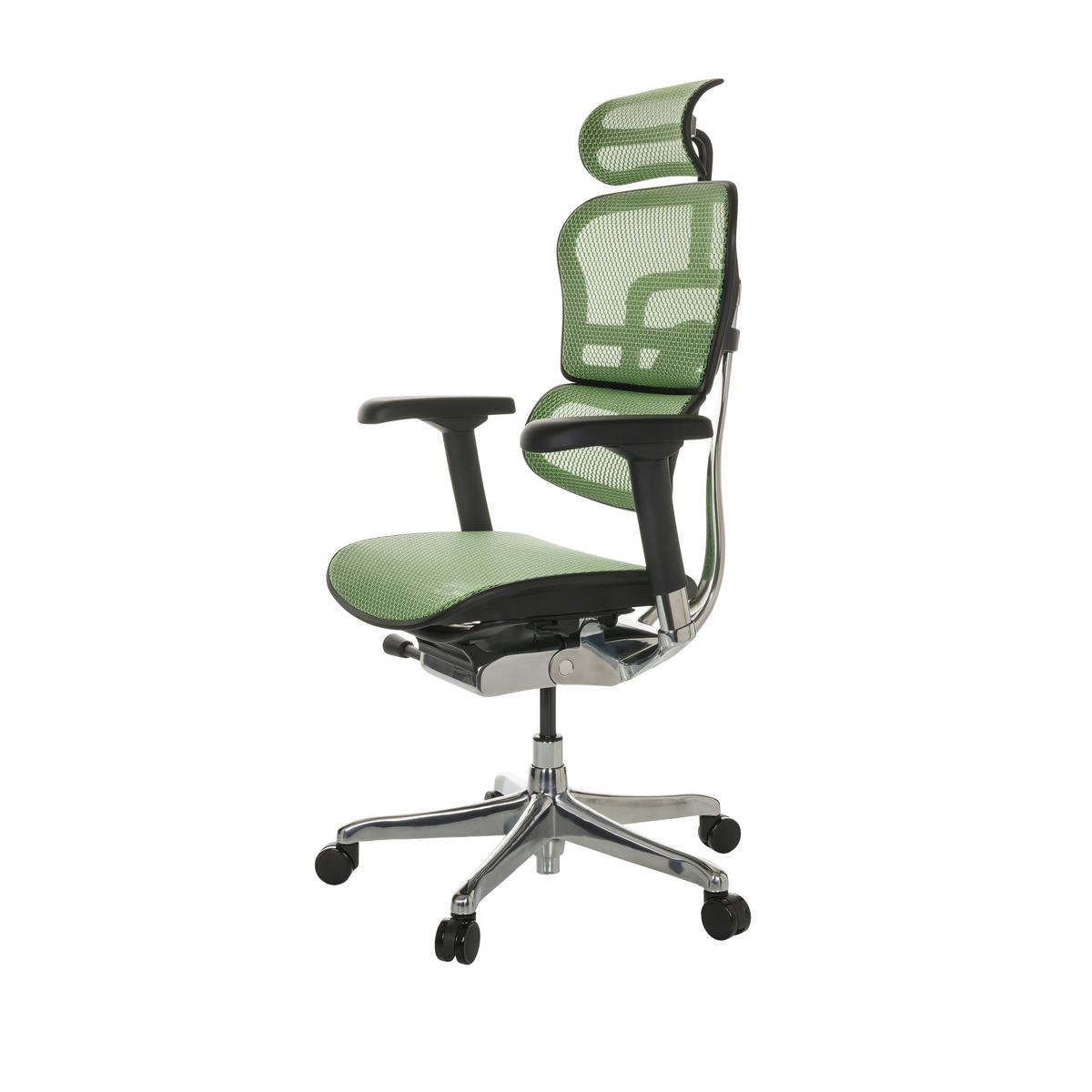 Drehstuhl Ergohuman I - Silberfarben/Schwarz, Basics, Kunststoff/Textil (69/119-144/65cm) - MID.YOU