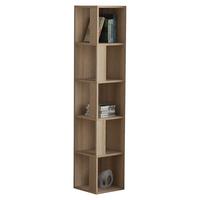 Eckregal Piano Eckregal - Eichefarben, Design, Holzwerkstoff (32/159/32cm) - Livetastic