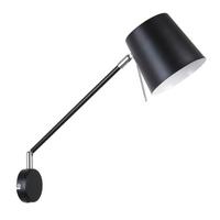 Wandleuchte 21-73914 - Schwarz, Basics, Metall (14/40.5/41.5cm)