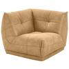Sofaelement Giselle C-modul Hellbraun B: 105 Cm - Hellbraun, Trend, Textil (105/80/105cm) - Livetastic