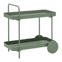 SERVÍROVACÍ VOZÍK DESINO -EXKLUSIV- - zelená, Moderní, kov (70/70/43cm) - Mömax