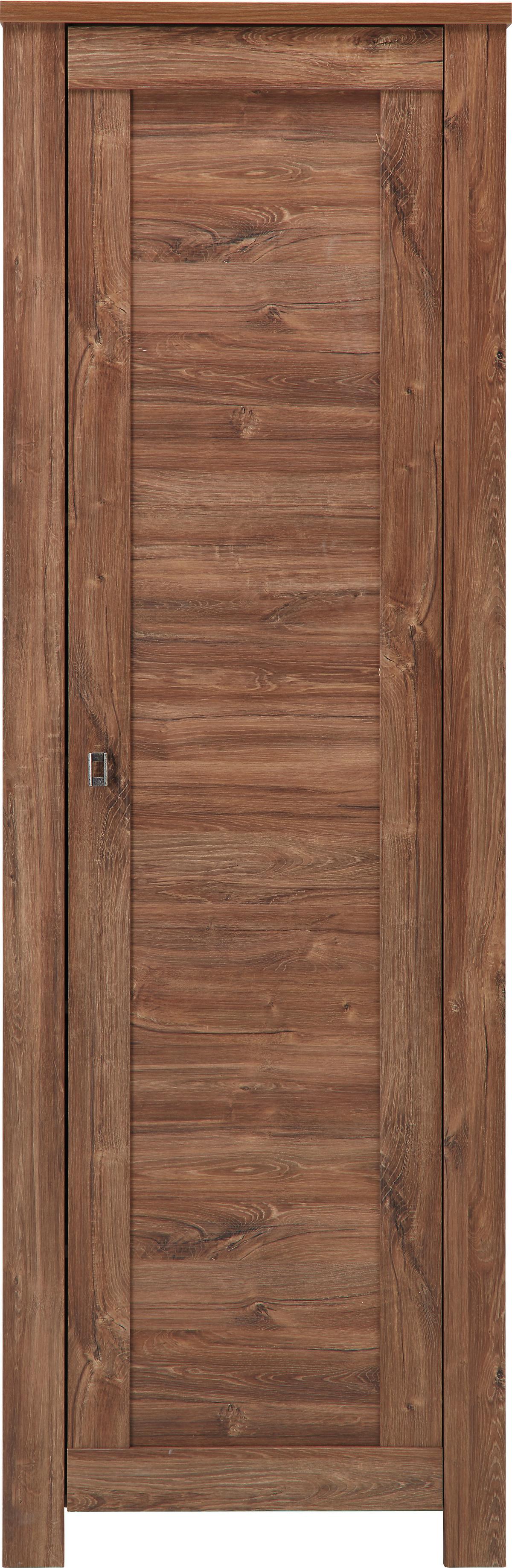 Šatní skříň BRÜSSEL - barvy niklu, Lifestyle, kov/kompozitní dřevo (65/200/40cm) - Mömax