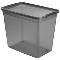 ÚLOŽNÝ BOX BLACKY - CA. 40L - černá/průhledné, Moderní, plast (58/39/26,5cm) - Mömax
