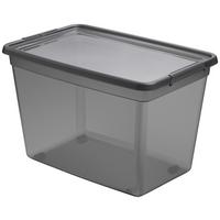 Box s vekom MAGNUS - 40L - čierna, Modern, plast (58/39/26cm) - Based
