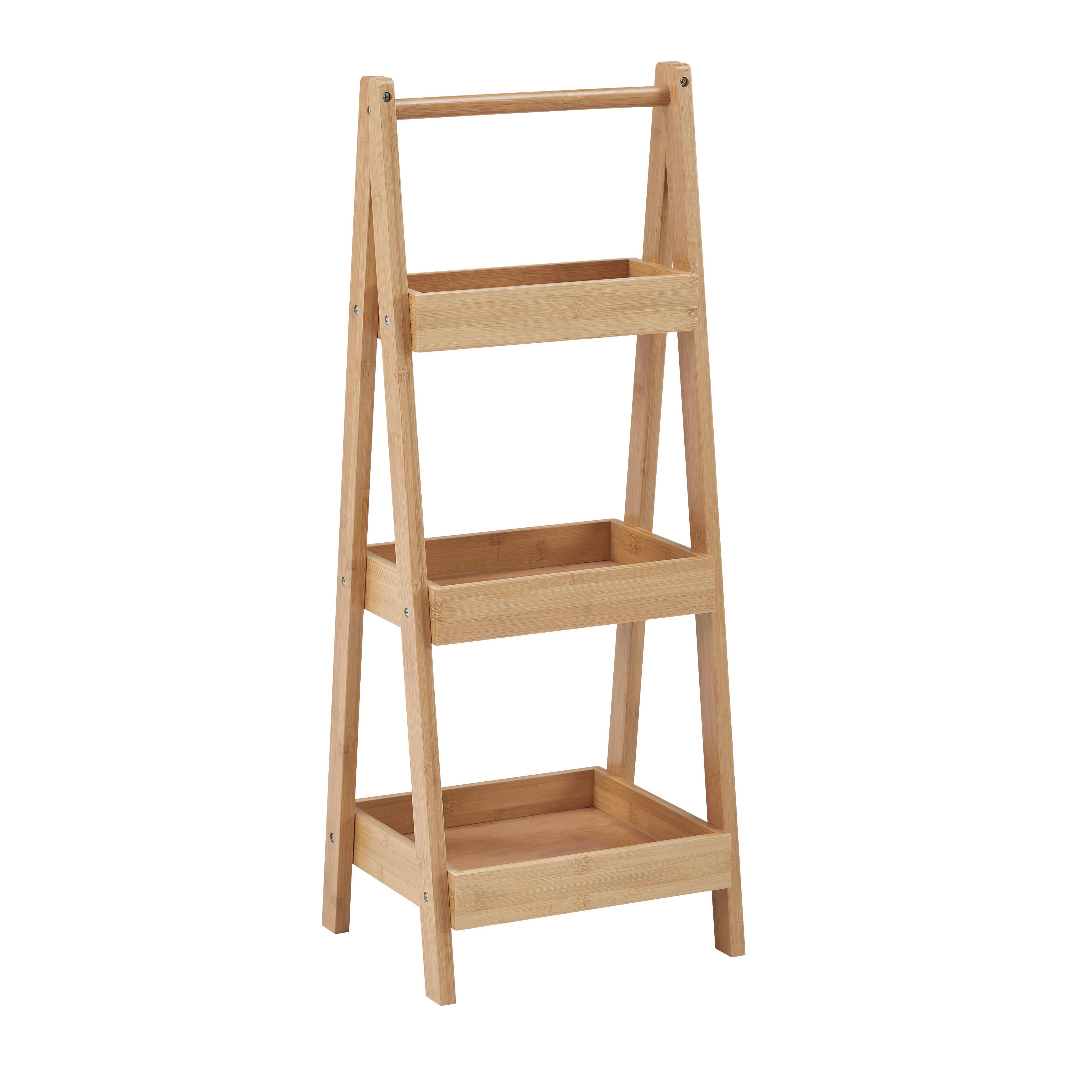 Regál BONNY přírodní barva - přírodní barvy, Moderní, přírodní materiály (30/78/25cm) - P & B