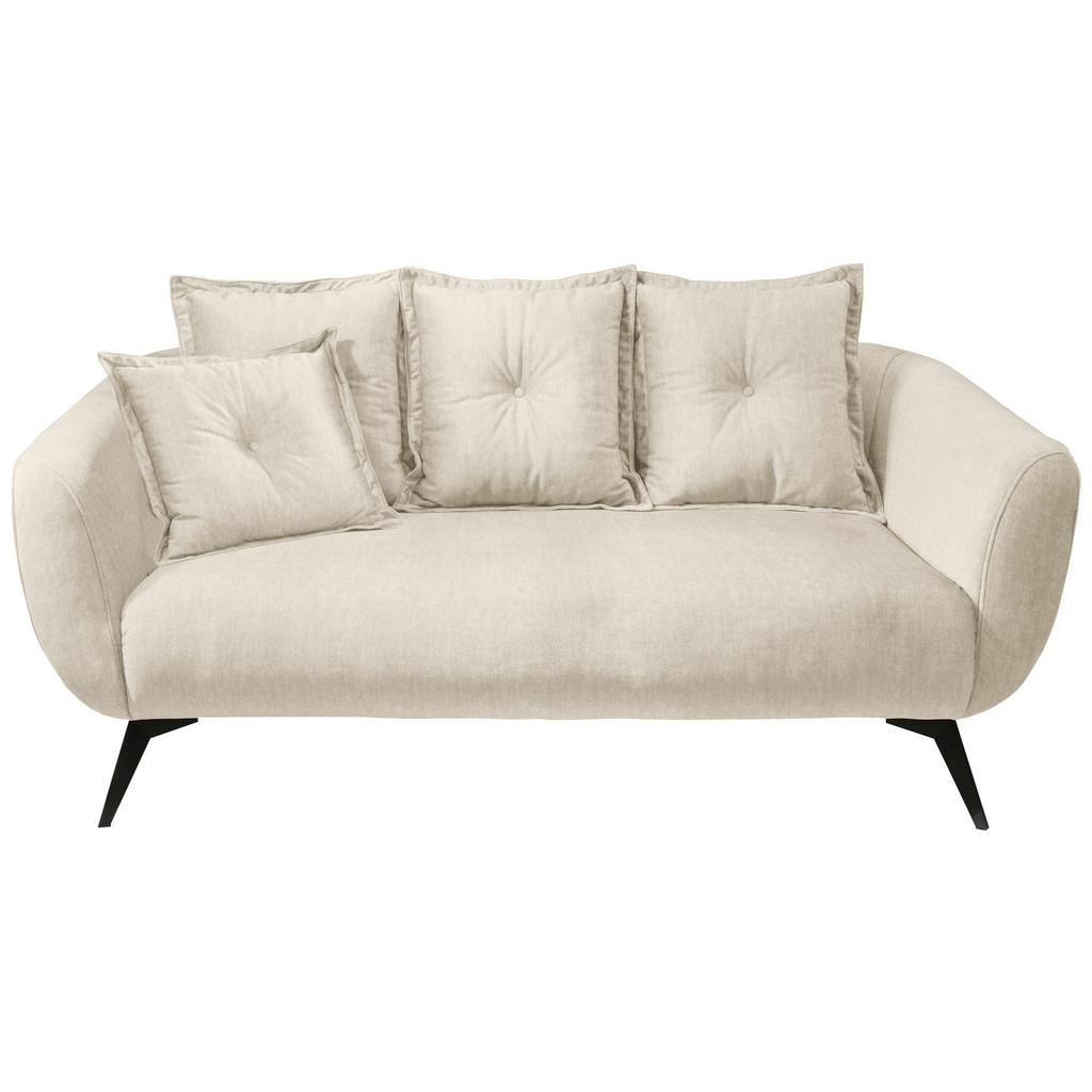 2,5-Sitzer-Sofa Baggio Beige, Schwarz, B: 196 cm
