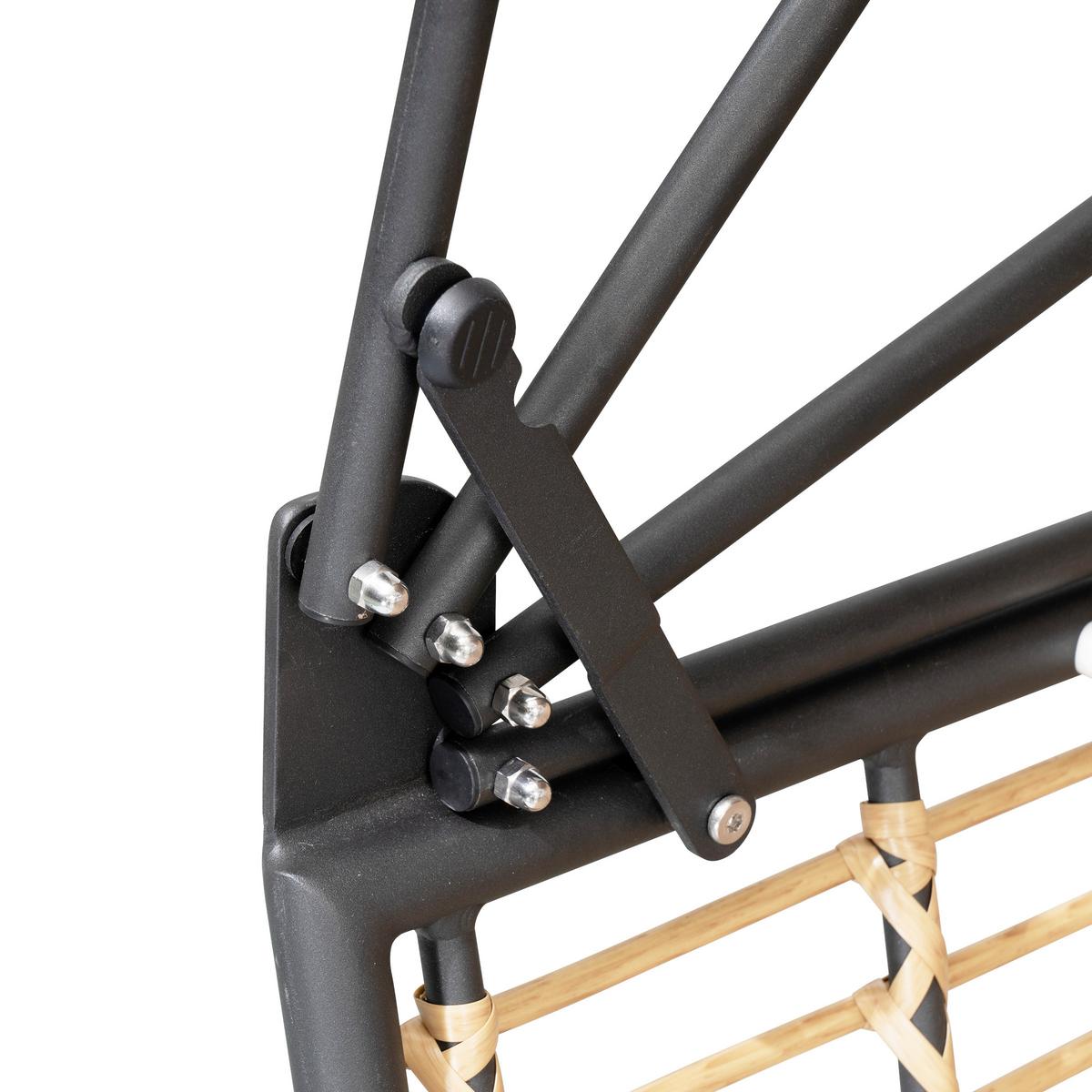 Loungesessel Paros - Anthrazit/Beige, Basics, Kunststoff/Textil (72/154/83cm) - Gardenson