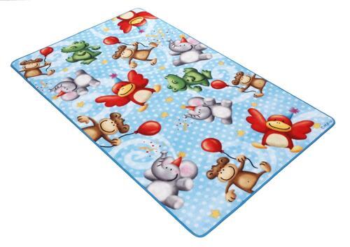 Kinderteppich Lk-4 50x70 - Multicolor/Hellblau, Trend, Textil (50/70cm)