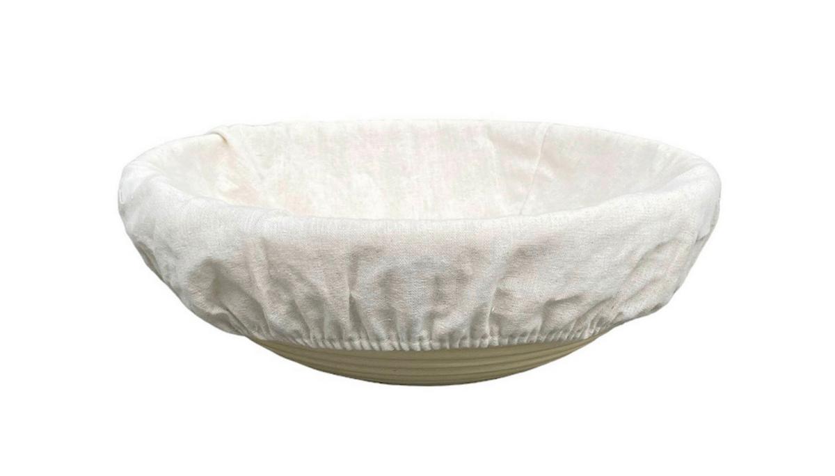 Gärkorb Krisitna -M - Weiß, ROMANTIK / LANDHAUS, Holz/Textil (25/8cm) - James Wood