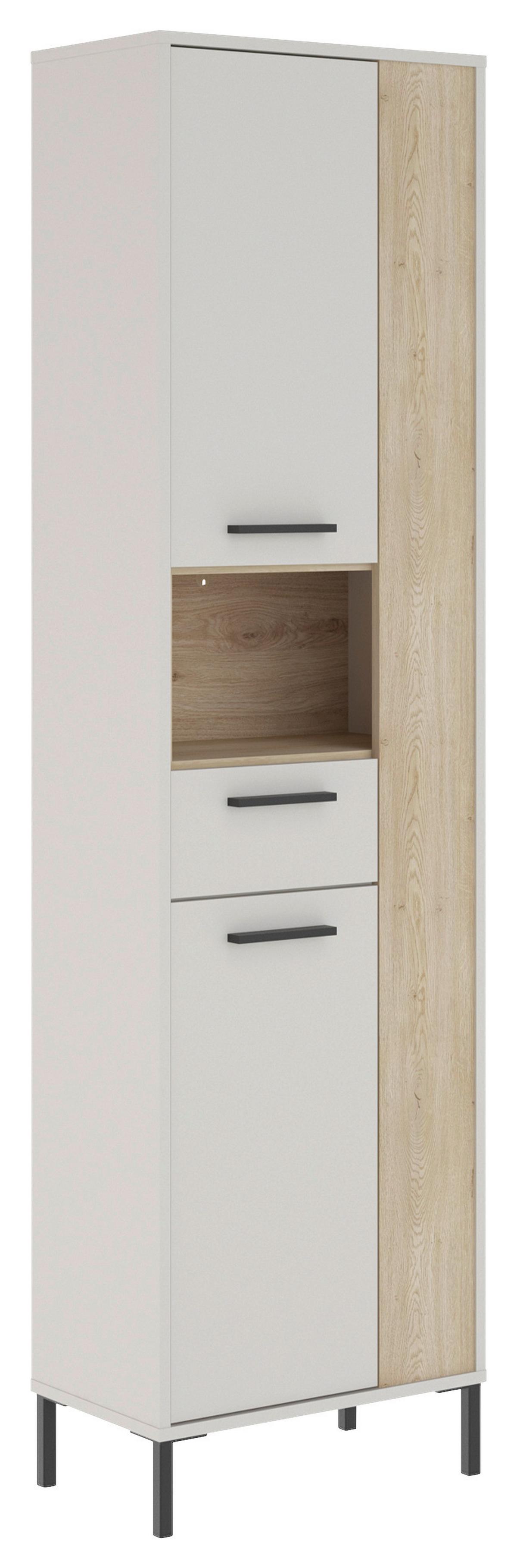Schrank Empoli Kaschmir Eichefarben B: 51 cm - Kaschmir/Eichefarben, MODERN, Holzwerkstoff (51/184/30cm)