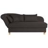 Recamiere Selma Braun Links Mit Bettkasten+schlaffunktion - Dunkelbraun/Buchefarben, Design, Textil (190/88/82cm) - Max Winzer