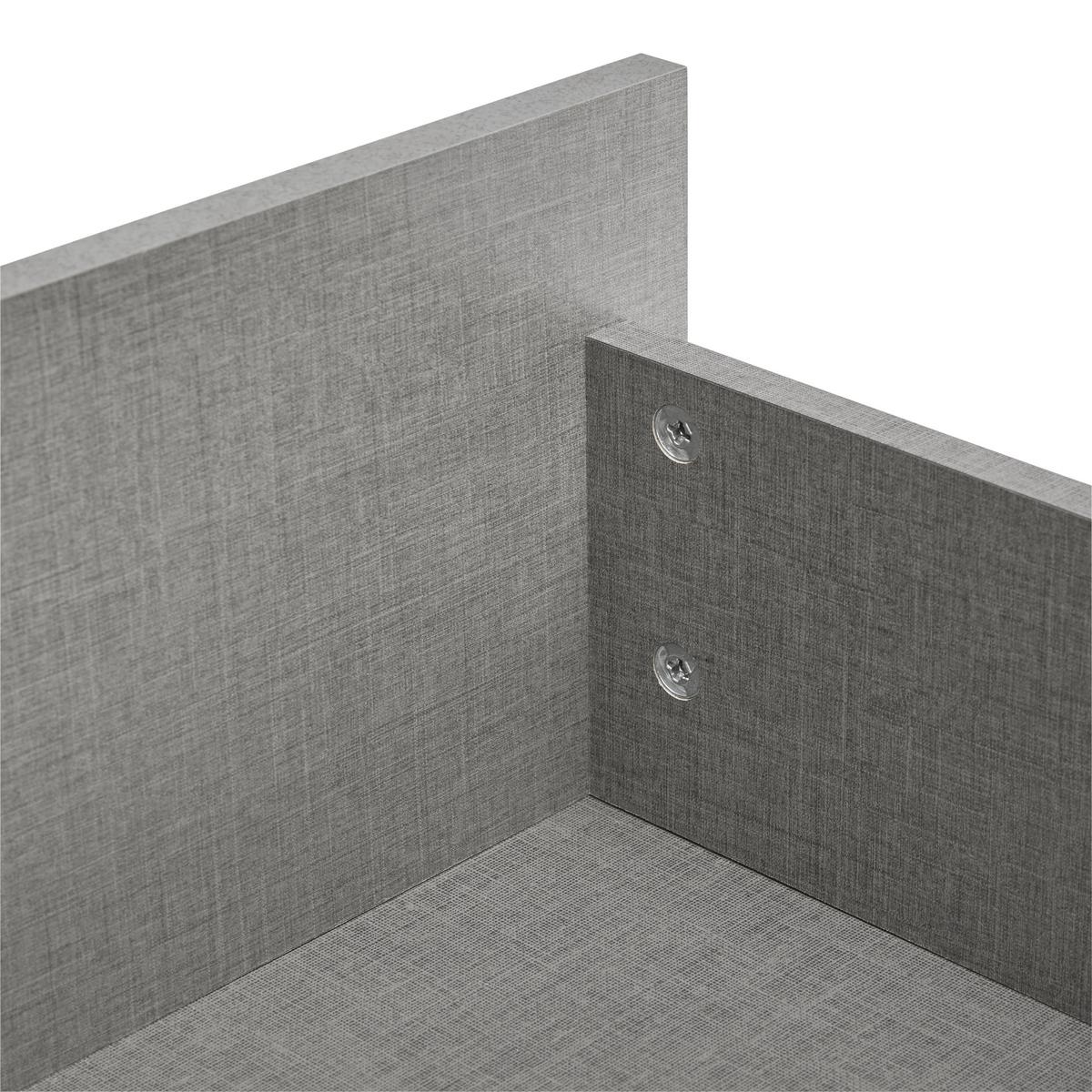 SADA ZÁSUVIEK POD POSTEĽ ALICANTE - sivá, Modern, kompozitné drevo (137,2/19,1/61,5cm)