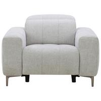 Kreslo ALVARO, sivý zamat, relax.funkcia - sivá/svetlosivá, Modern, kov/drevo (115/79/109cm) - Mömax