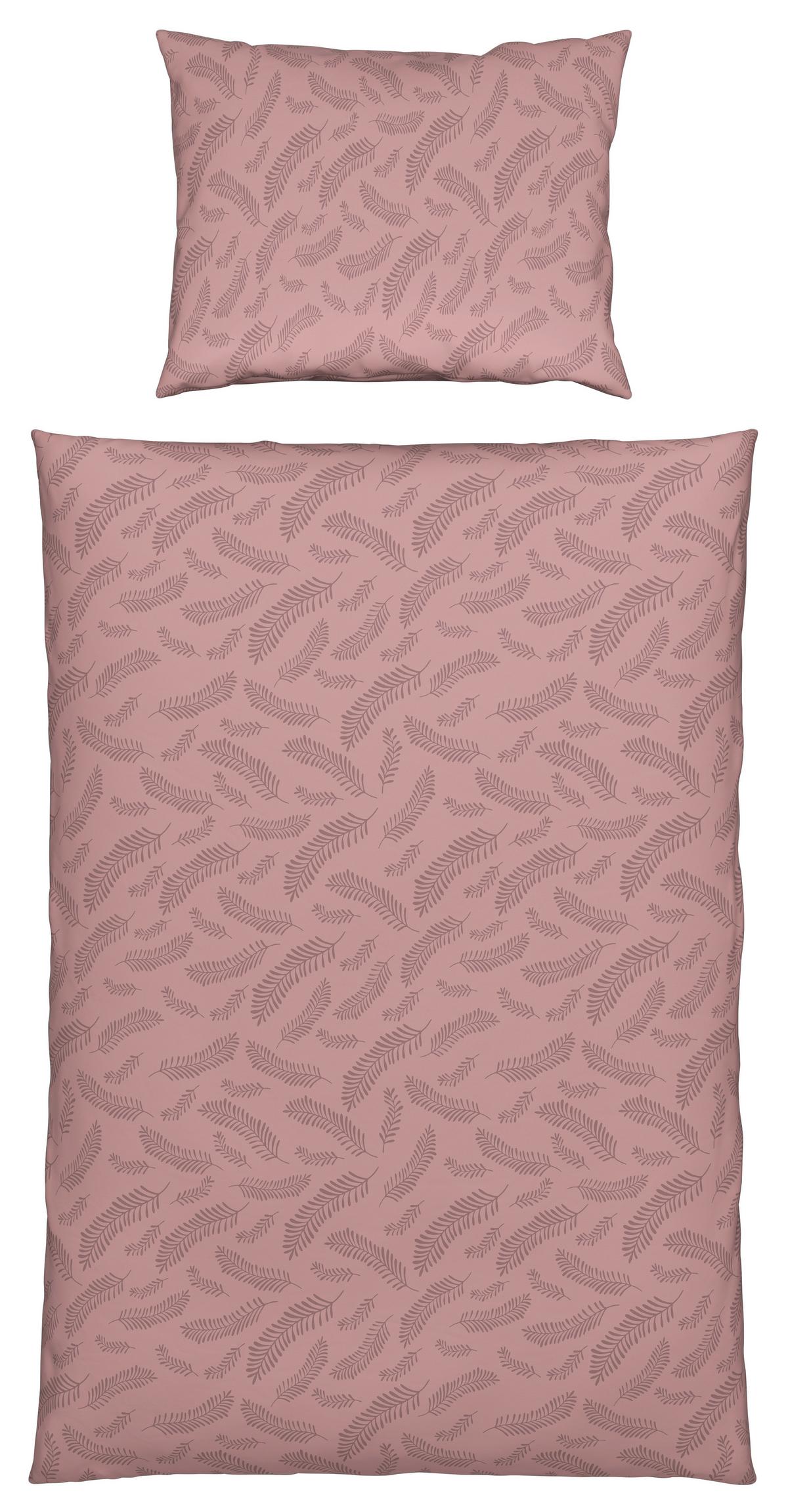 Povlečení Ferns, 70/90 140/200cm - světle fialová, Moderní, textil (140/200cm) - Mömax