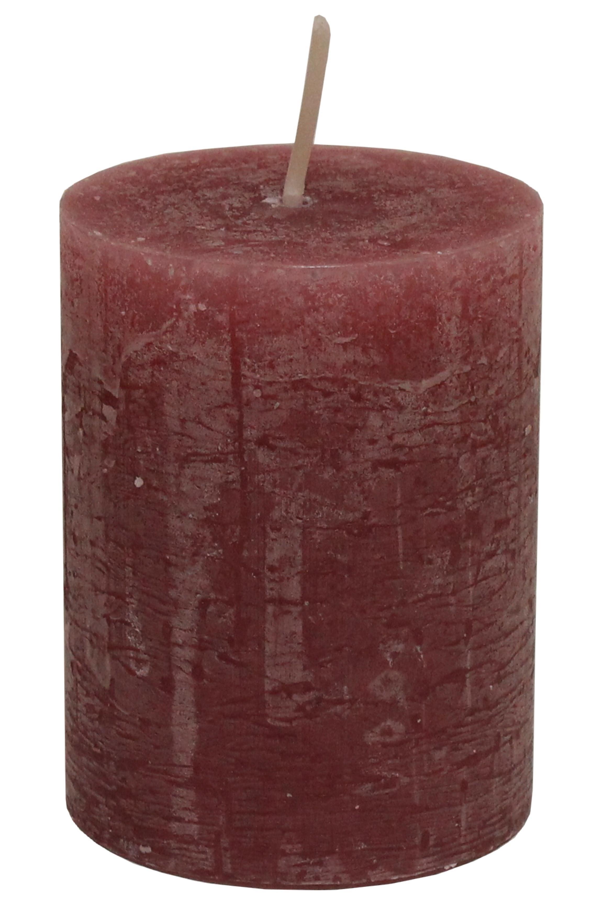 VÁLCOVÁ SVÍČKA LIA - růžová, Moderní (6,8/9cm) - Premium Living