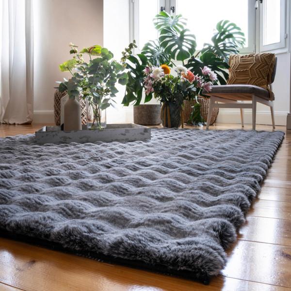 Teppich My Calypso 885 - Anthrazit, Design, Textil (120/170cm) - Obsession