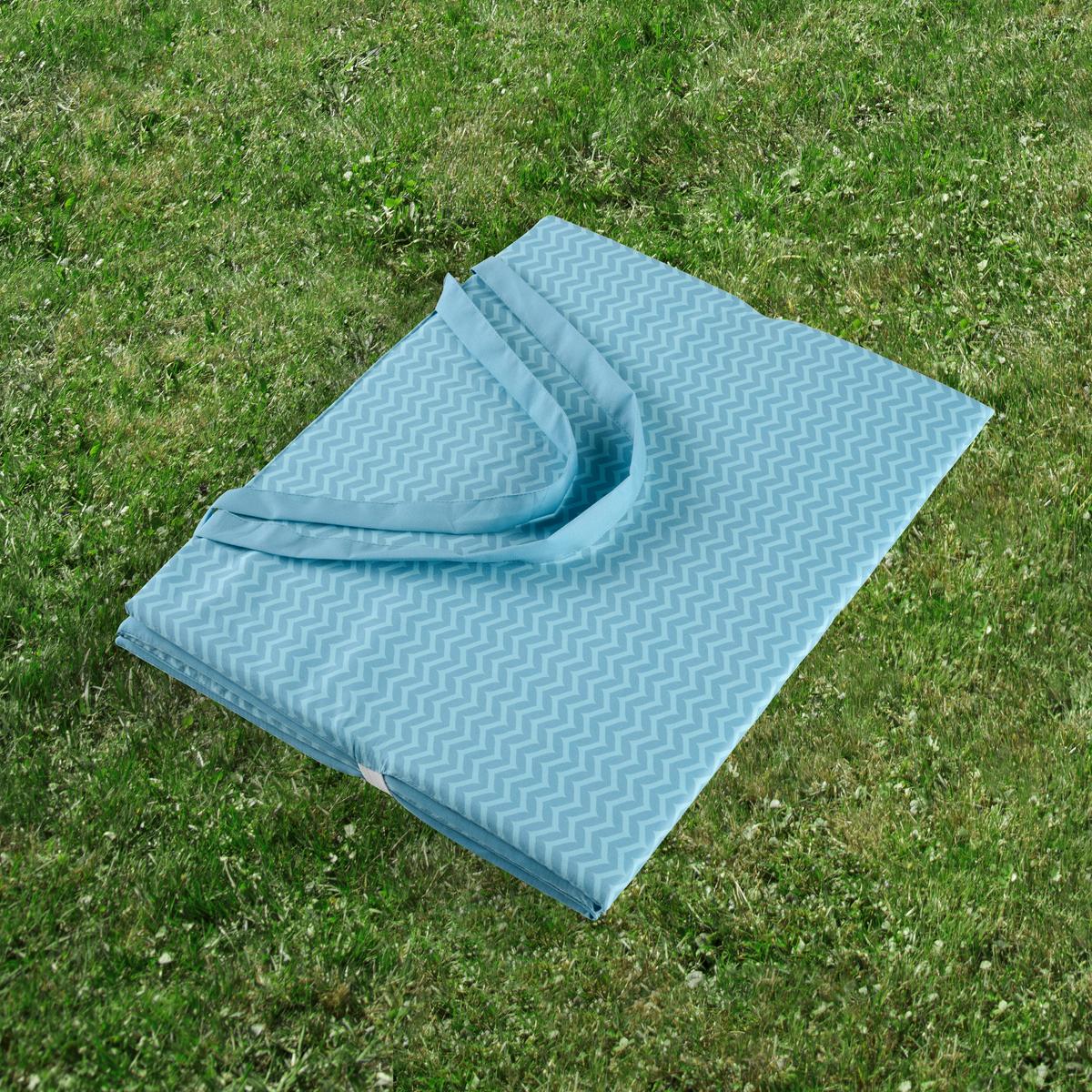 Liegenauflage Meila - Blau, MODERN, Textil - Luca Bessoni