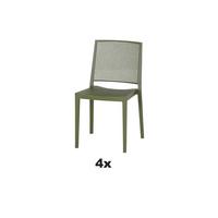 Stapelstuhl T20116 - Grün, Basics, Kunststoff (46kg) - Siena Garden