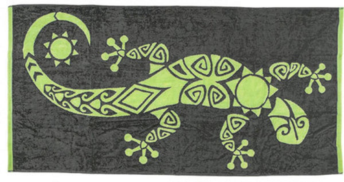 Strandtuch Hawaii - Grün, KONVENTIONELL, Textil (75/150cm) - Ondega