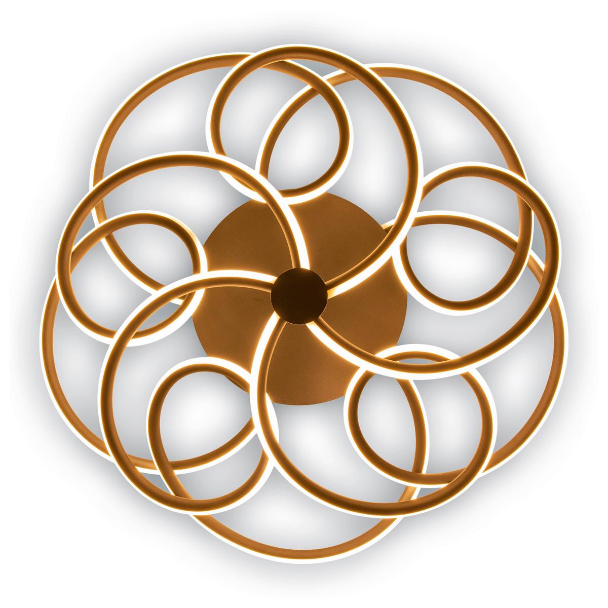 LED-Deckenleuchte 1386822 - Schwarz, Basics, Metall (57 cmcm) - Näve