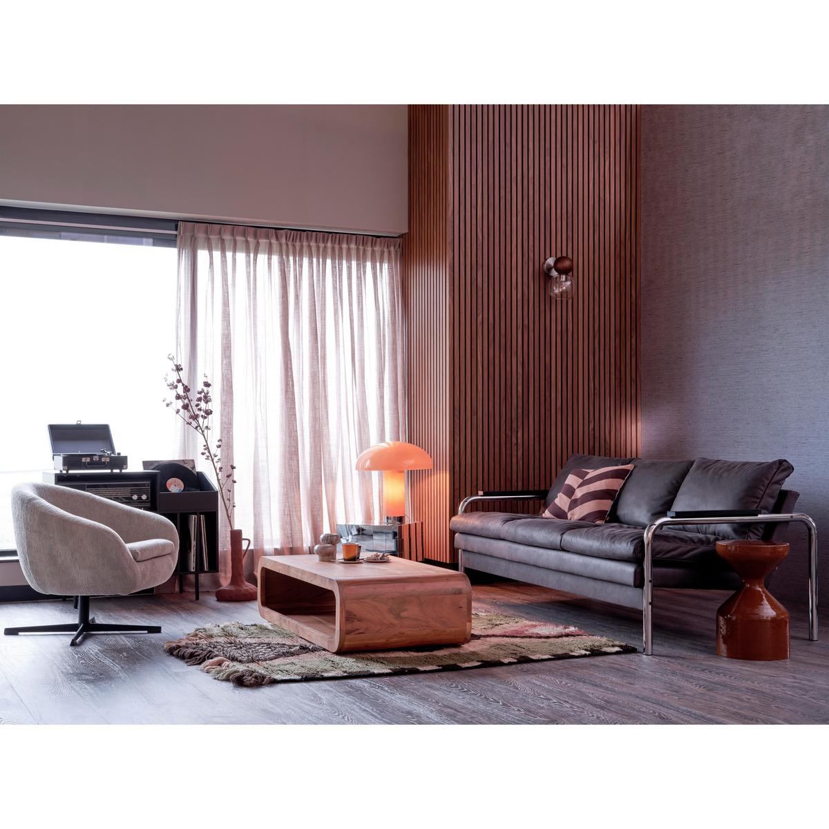 Beistelltisch Floyd Dunkelorange B: 30 Cm - Dunkelorange, Design, Metall (30/47/30cm) - Livetastic