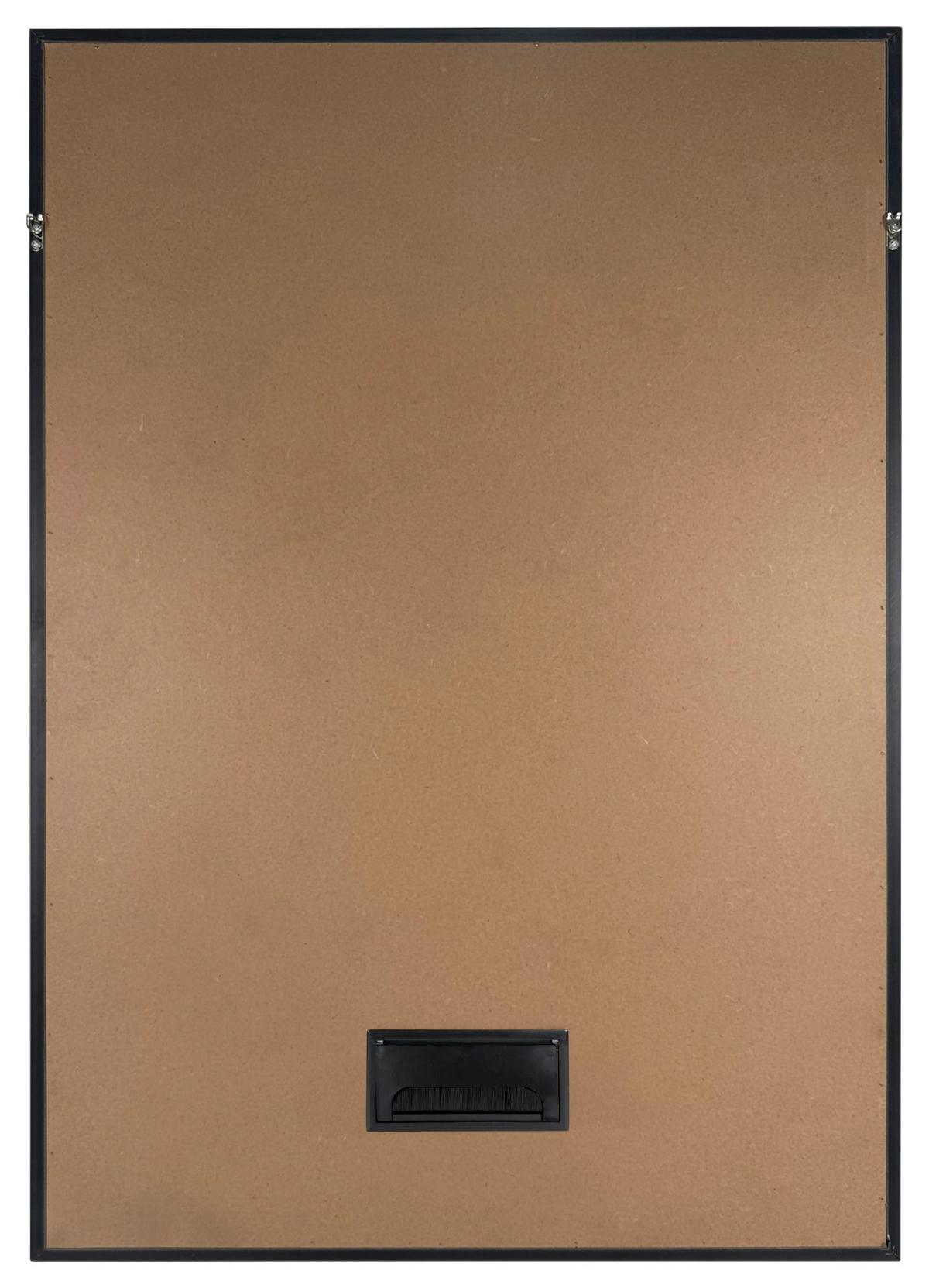 LED-Bild Neon Black Bear - Multicolor/Schwarz, Basics, Holzwerkstoff/Kunststoff (70/100/3,5cm)