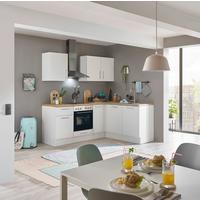 Eckküche Turin Weiß/Eiche Dekor 210x165 cm - Weiß/Eiche Artisan, Basics, Holzwerkstoff (210/165cm) - MID.YOU