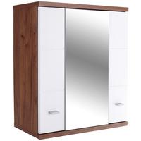 Tükrös Szekrény Bari - fehér, Konventionell (70/70/25cm)