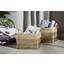 Korb Gavino XL - Hellgrau/Schwarz, MODERN, Naturmaterialien/Kunststoff (34/29/25cm) - Luca Bessoni Korb Gavino XL - Hellgrau/Schwarz, MODERN, Naturmaterialien/Kunststoff (34/29/25cm) - Luca Bessoni