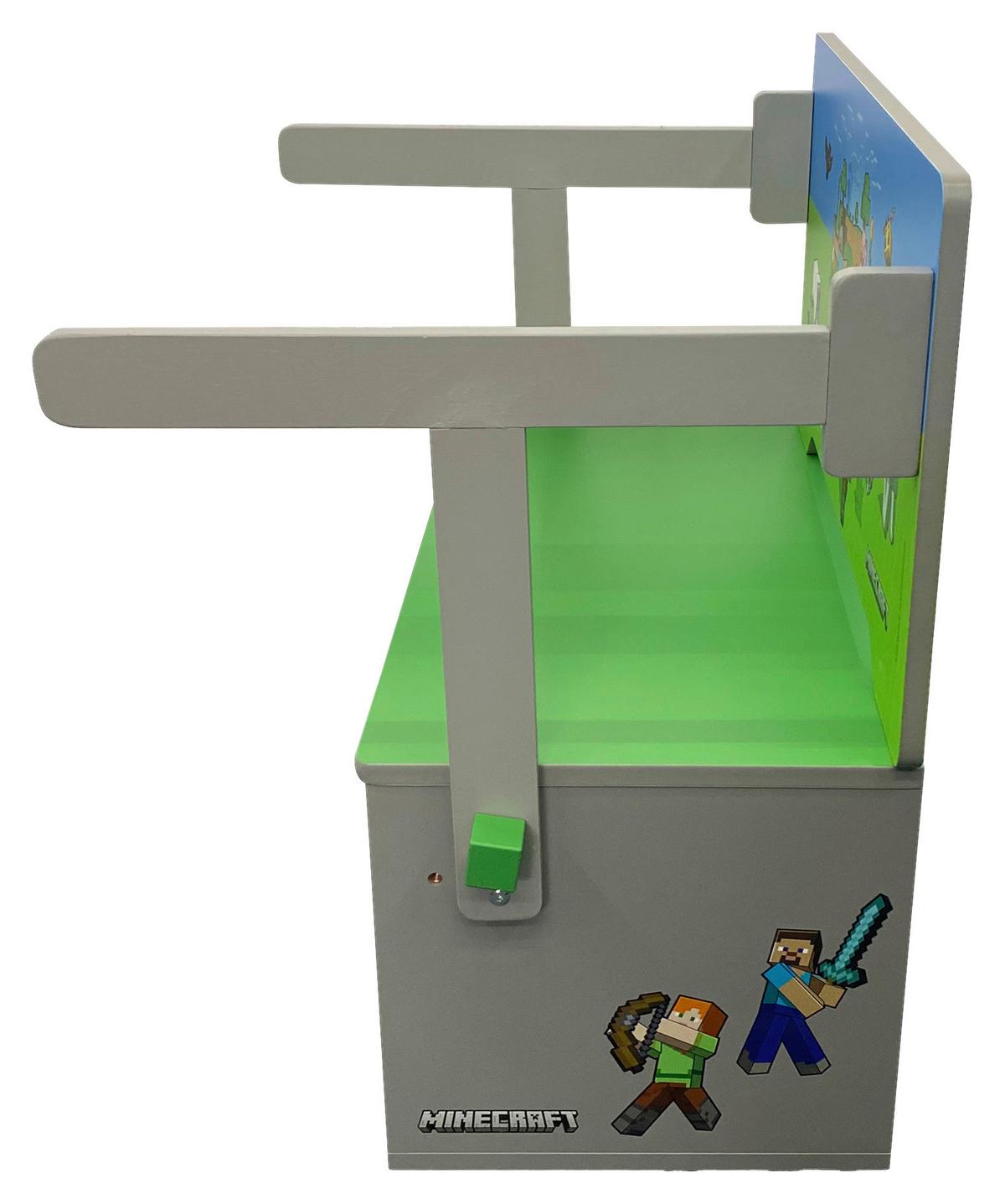 Kindersitzbank Minecraft - Multicolor, MODERN, Holzwerkstoff/Textil (65,4/60/35cm) - Minecraft